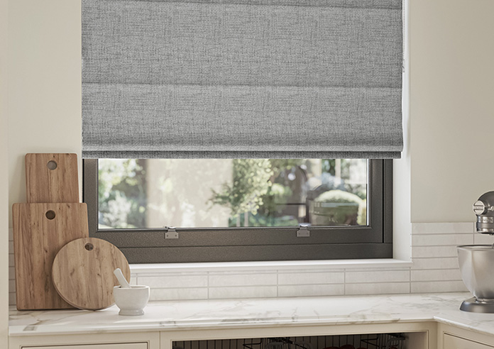 Melrose (Blackout), Cobblestone - Roman Blind - Image 5
